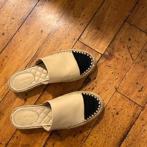 Chanel Black Logo Espadrilles IT 39 | US Size 8.5